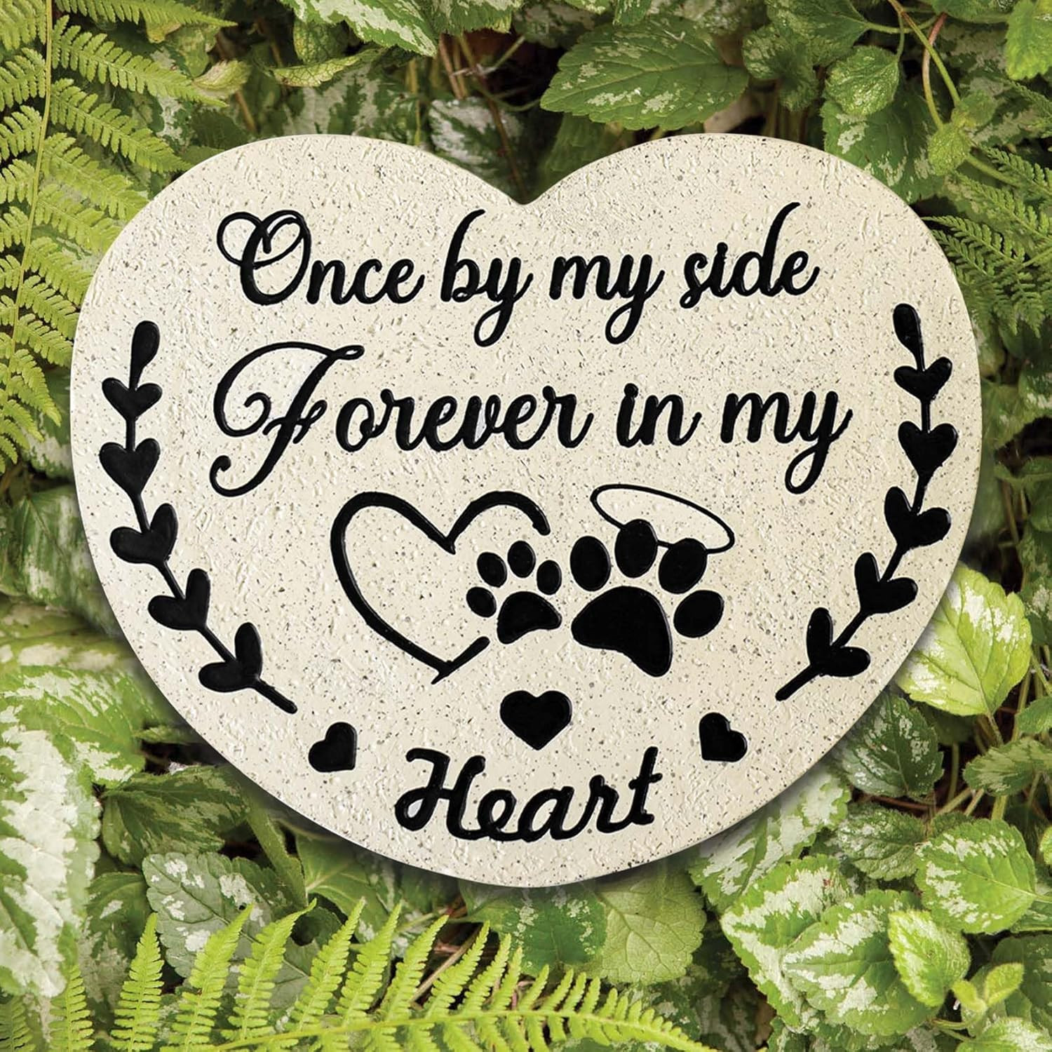 Pet Memorial Stones for Dogs, Garden Resin Dog Memorial Gifts for Loss of Dog, H