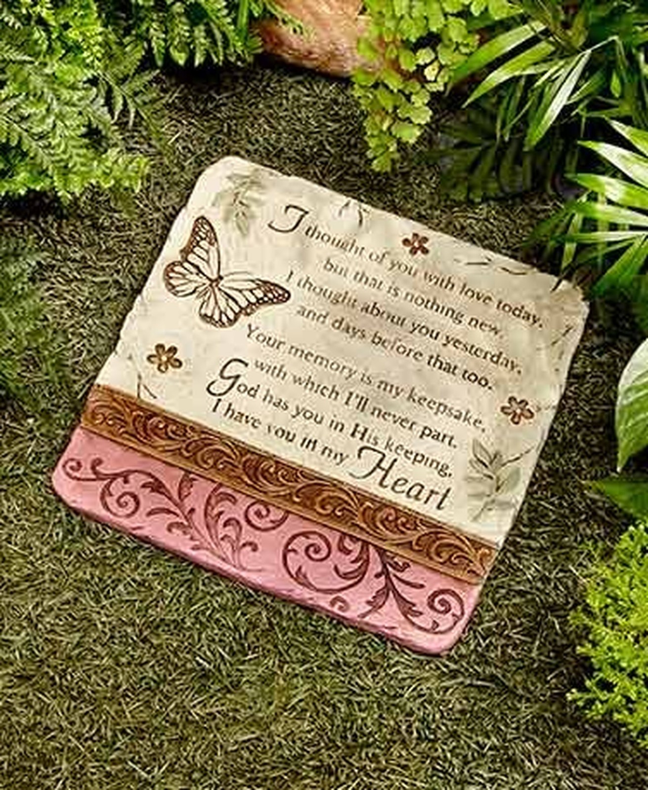 SB Goods I Thought of You Stone Decorative Memorial Stone for Your Yard (О