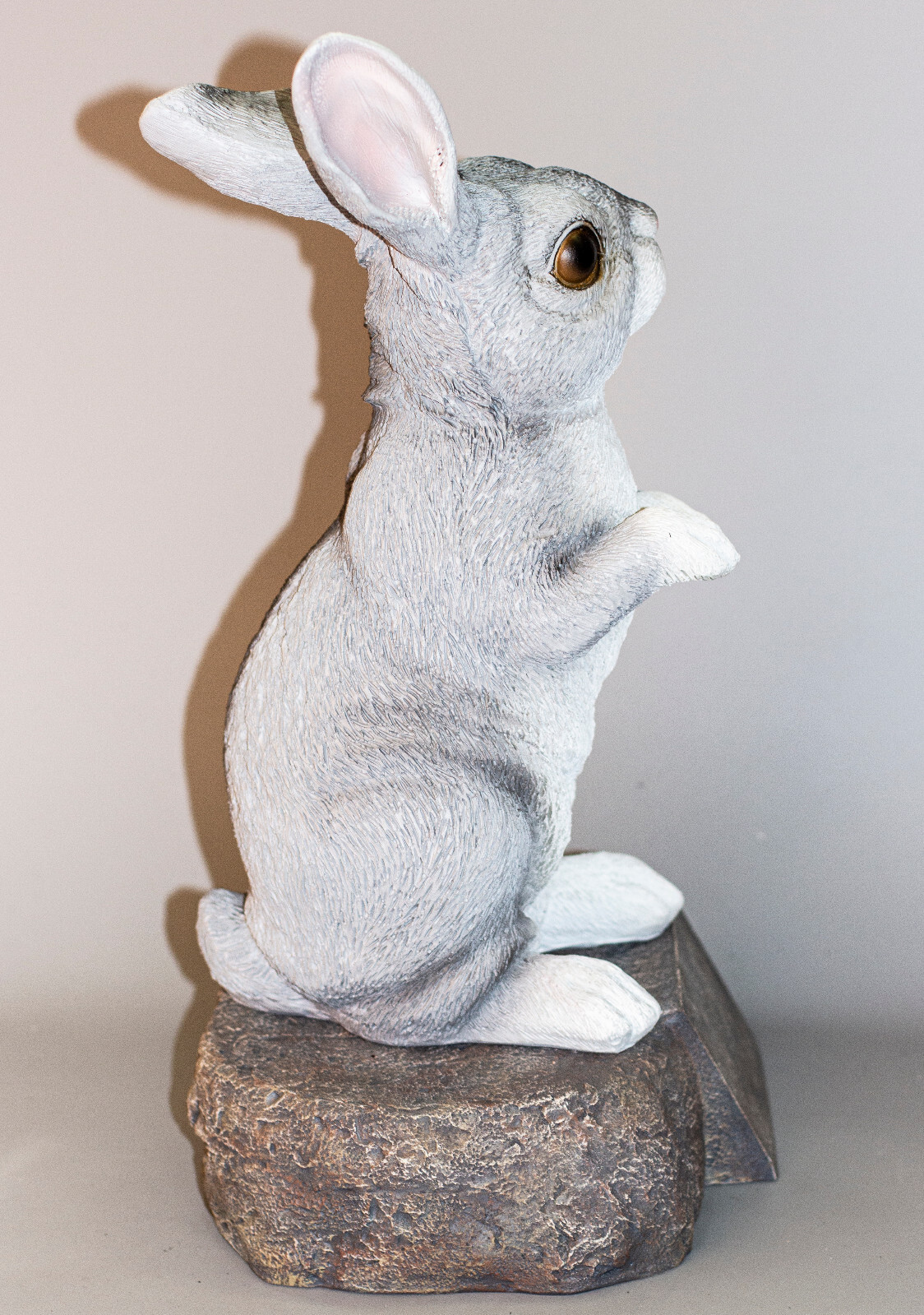 Bunny Cremation Urn Pet Memorial Tombstone Rabbit Sculpture Grave Marker Tribute