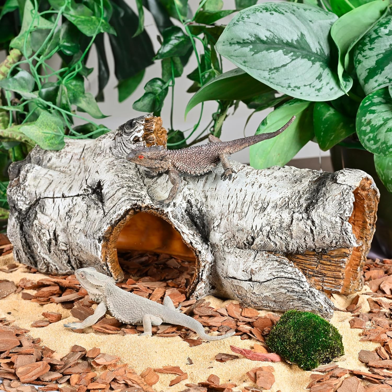 Reptile Hide Caves Simulation Tree Hideout, Hideout Shelter Sleep Cave Is Decora