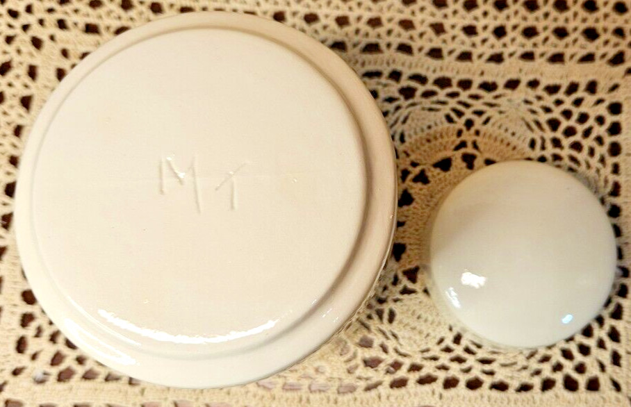 Dalmatian Dog Ceramic Pet Urn Pictorial Memorial Jar w/ Lid
