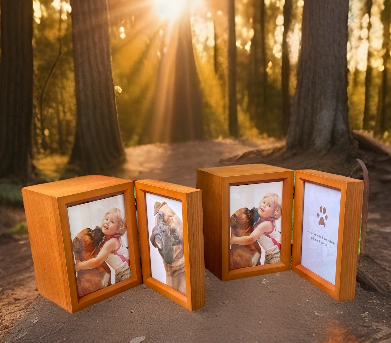 ❤ Cremation Urn Ashes Box – Dog Cat Pet Animal Funeral Keepsake Photo Pictures