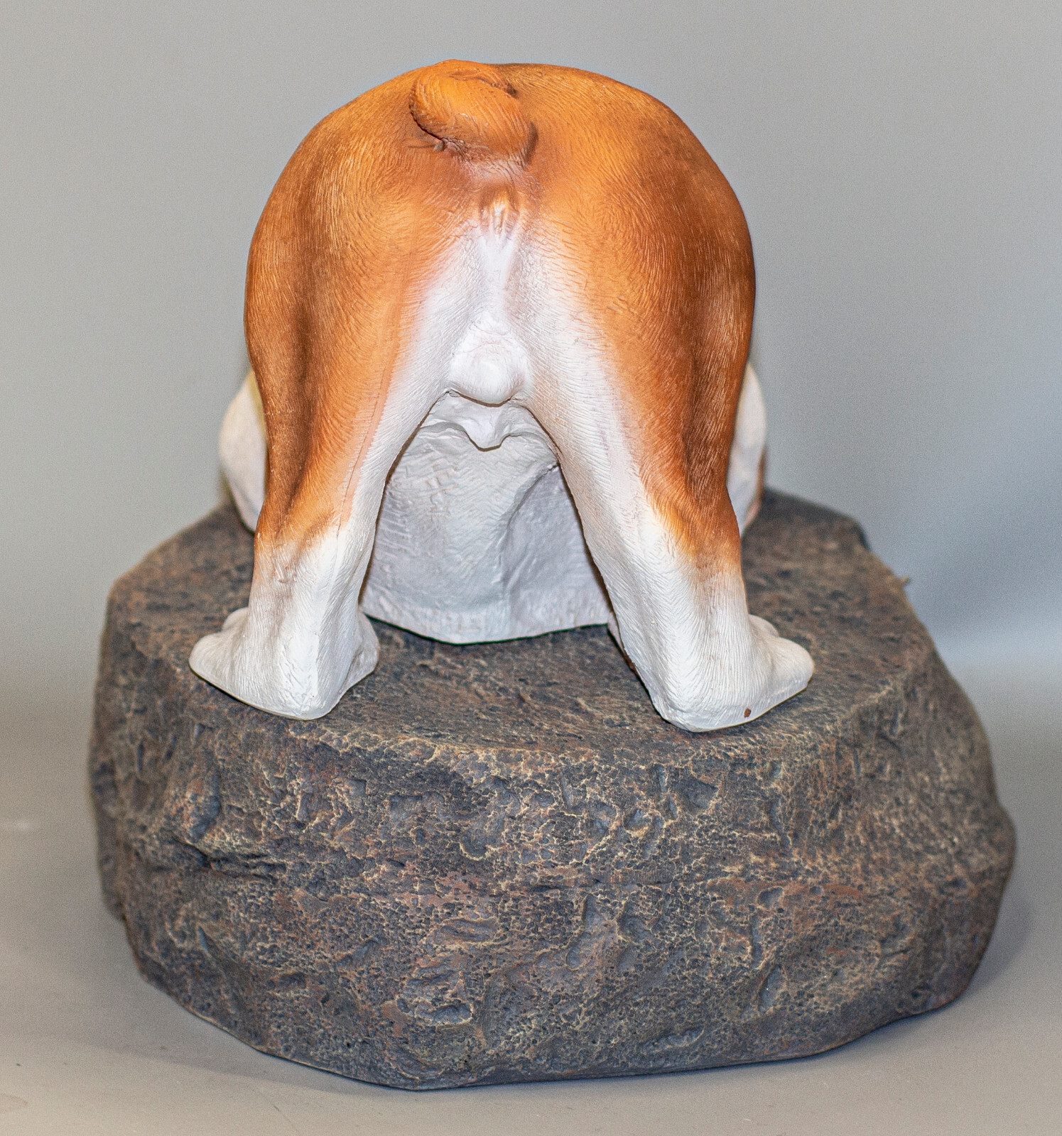 Dog Memorial Stone English Bulldog Cremation Urn Pet Ashes Statue Grave Marker