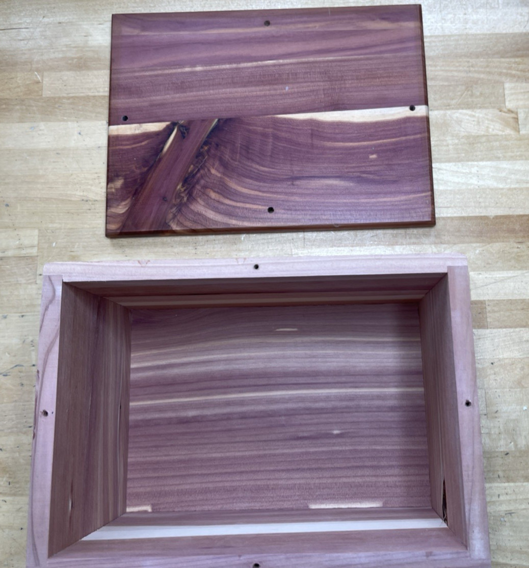 Cremation Urn for Ashes, Pet Memorial Funeral Urns Box,Wooden Cedar