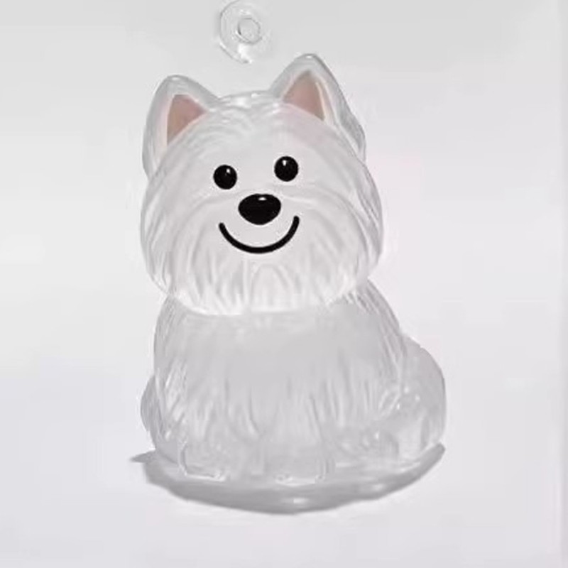 Pet Memorial Keychain For Carrying Dog Hair Remembrance Plastic Case