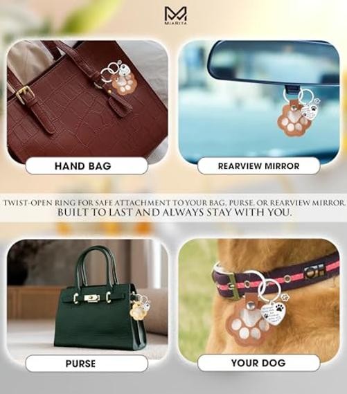 Pet Paw Print KeepSake Dog Memorial Suncatcher – Pet Fur Miarita- Kl- Pet Hair