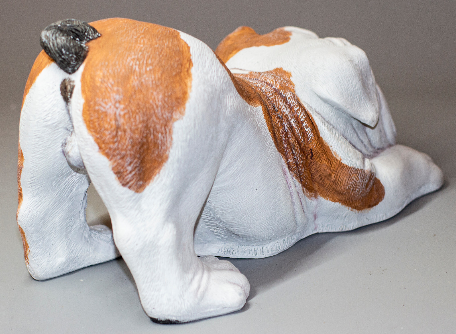 English Bulldog Urn Dog Ashes Pet Memorial Sculpture Animal Grave Decor Keepsake