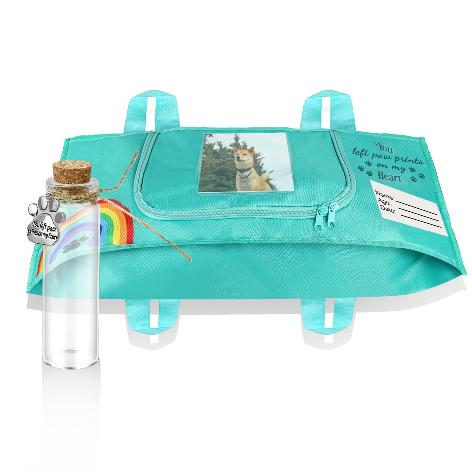 Pet Casket Body Bag, Dog or Cat Burial Box with Dignity, Dog Casket for Burial a