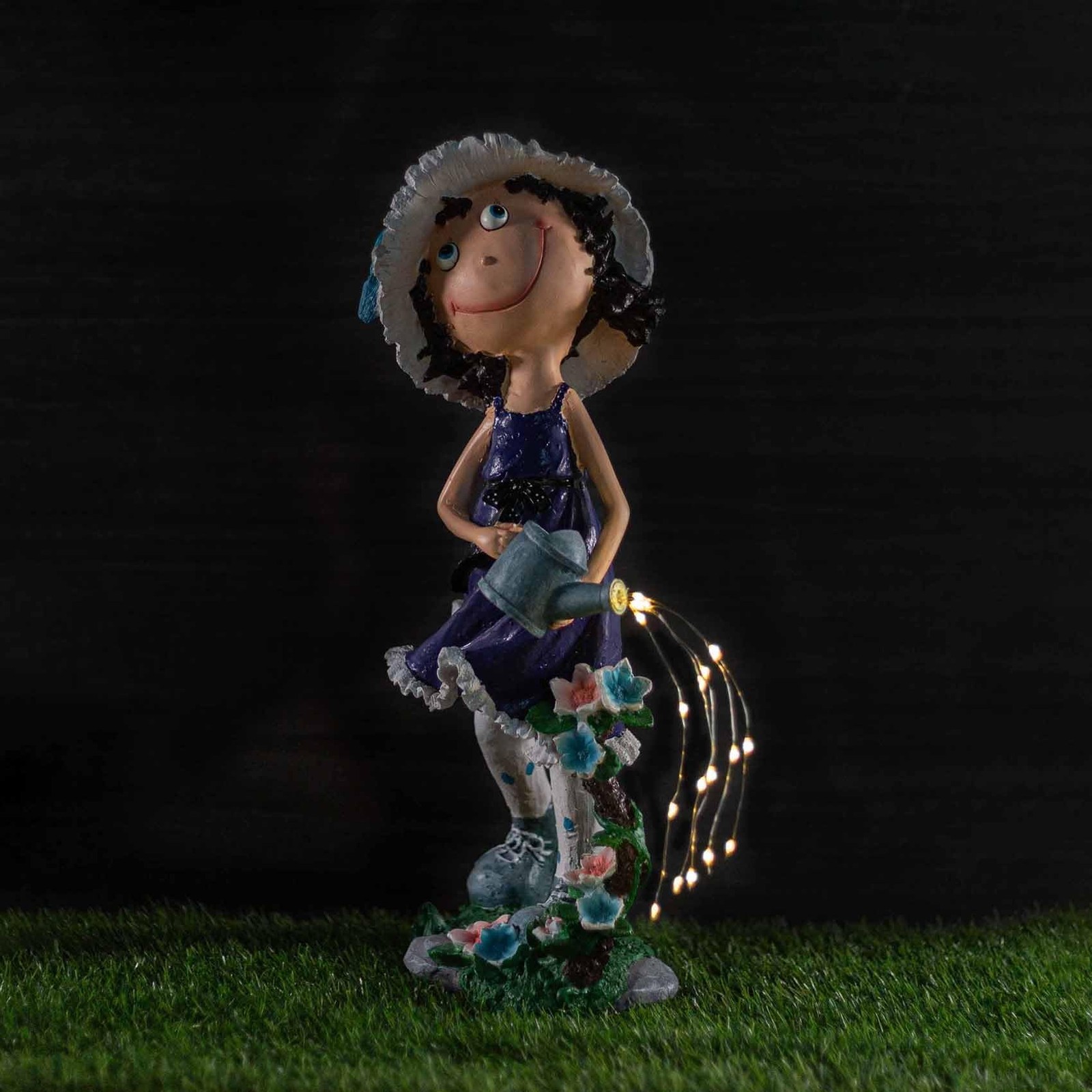 Decorative Garden Figurine,Resin Fairy Girl Garden Statue, Outdoor Statue for…