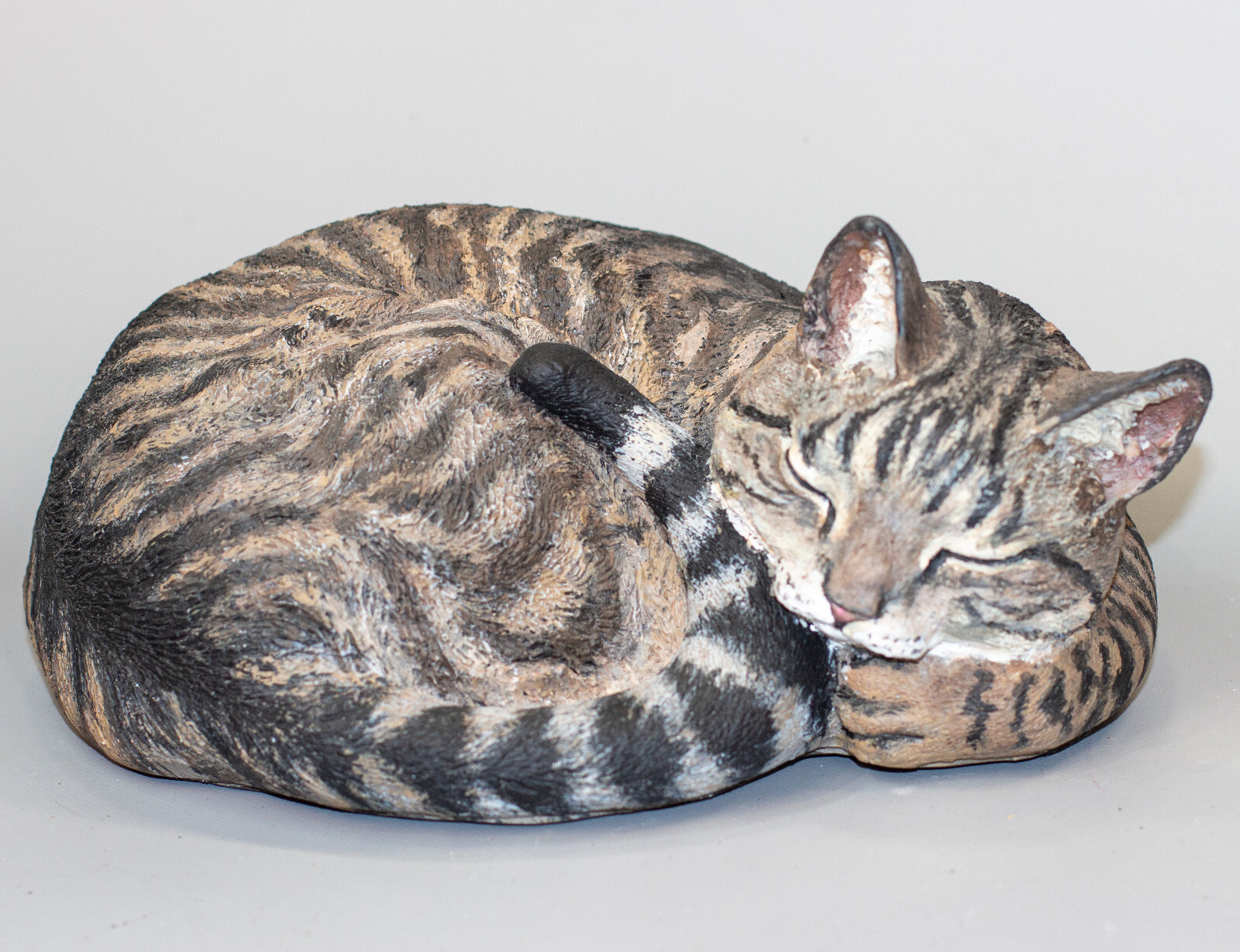 Unique Urn Cat Memorial Statue Pet Ash Holder Keepsake Grave Decor Animal Casket