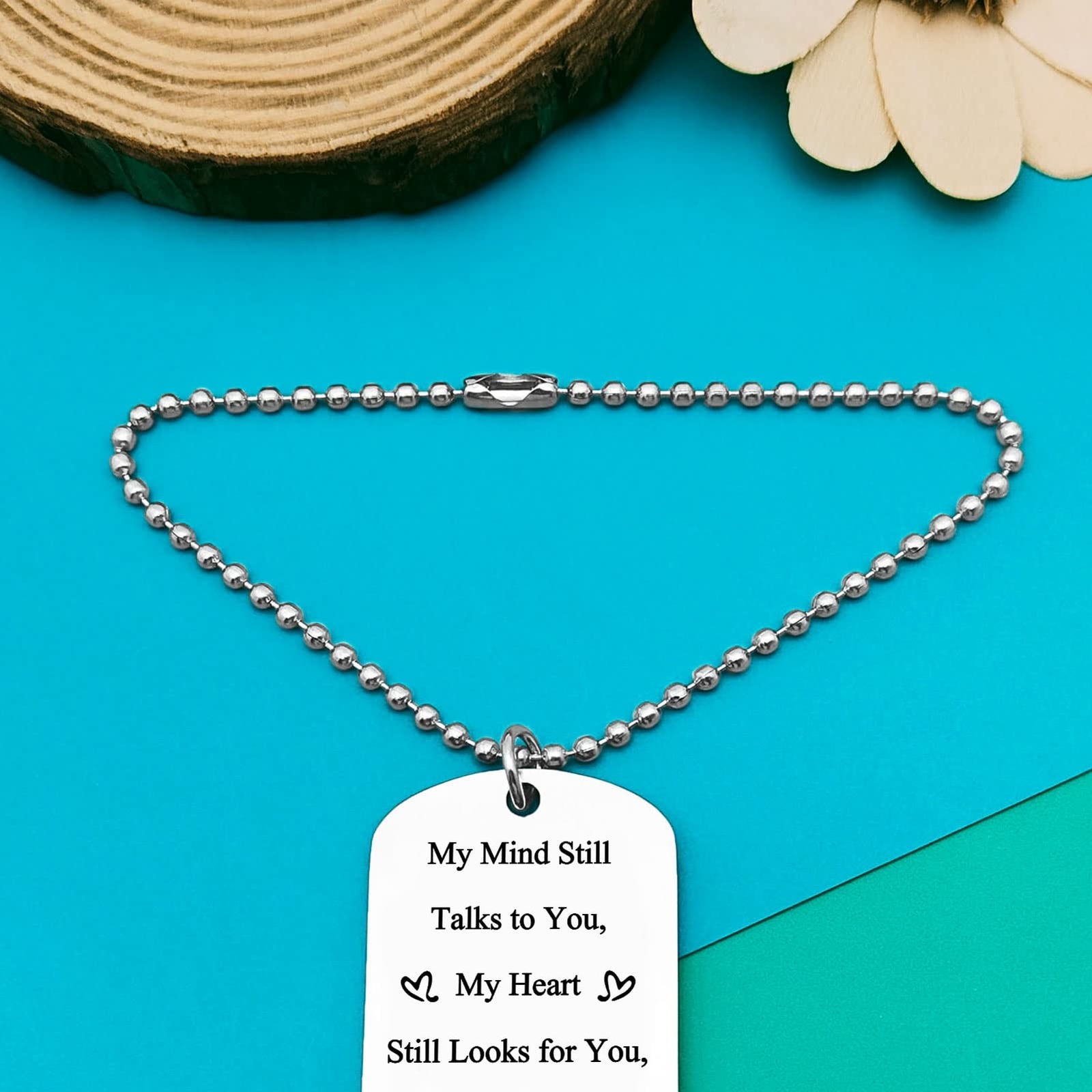 Memorial Rearview Mirror Hanging Ornament Sympathy Gift for Loss of Mother Fa…