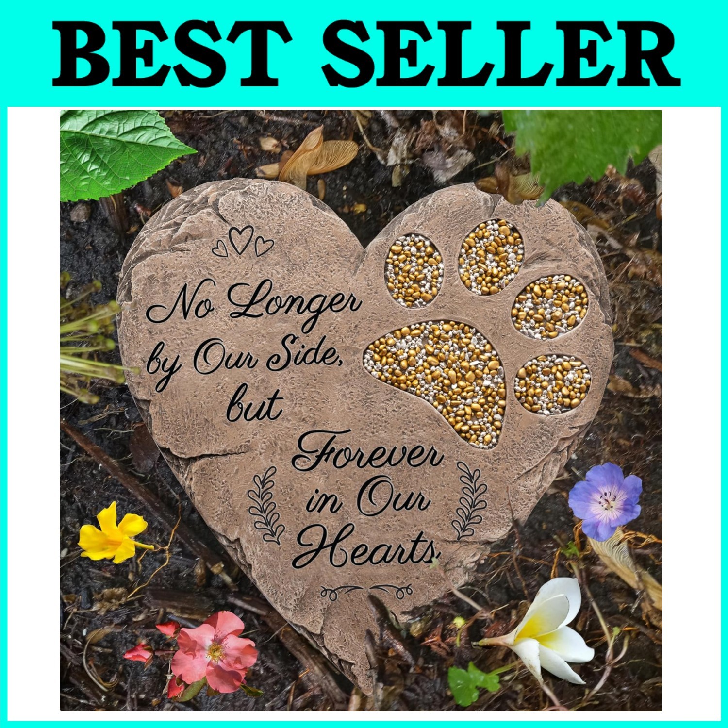 Rainbow Bridge Dog Memorial Stone – Thoughtful Pet Loss Gift