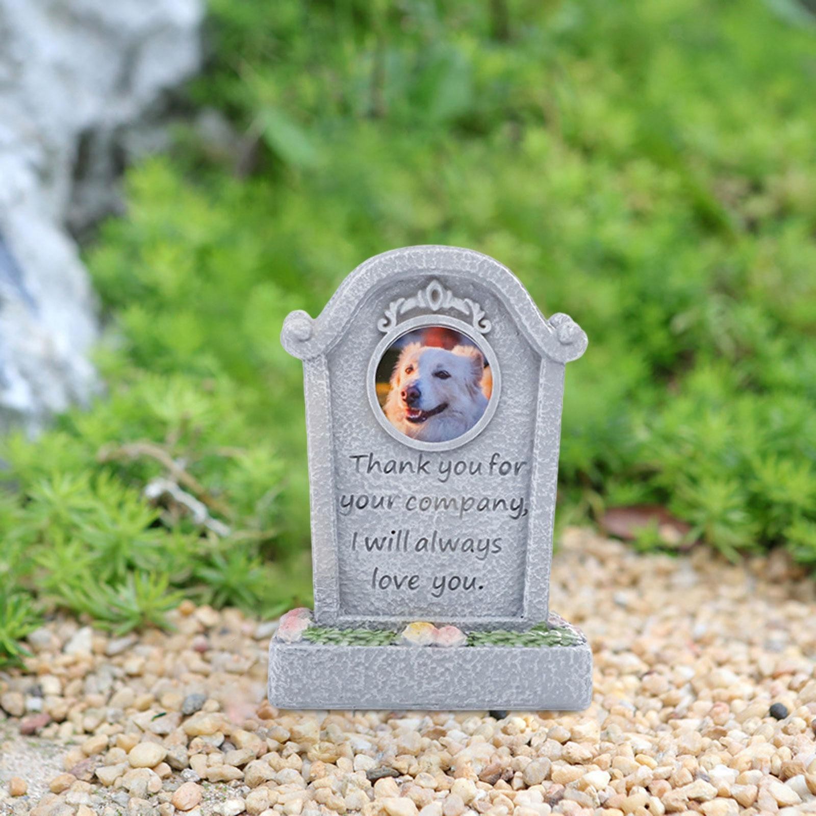 Monument for Memorial Pet Pet Tombstone Statue Loss of Pet Gift Cat Memorial