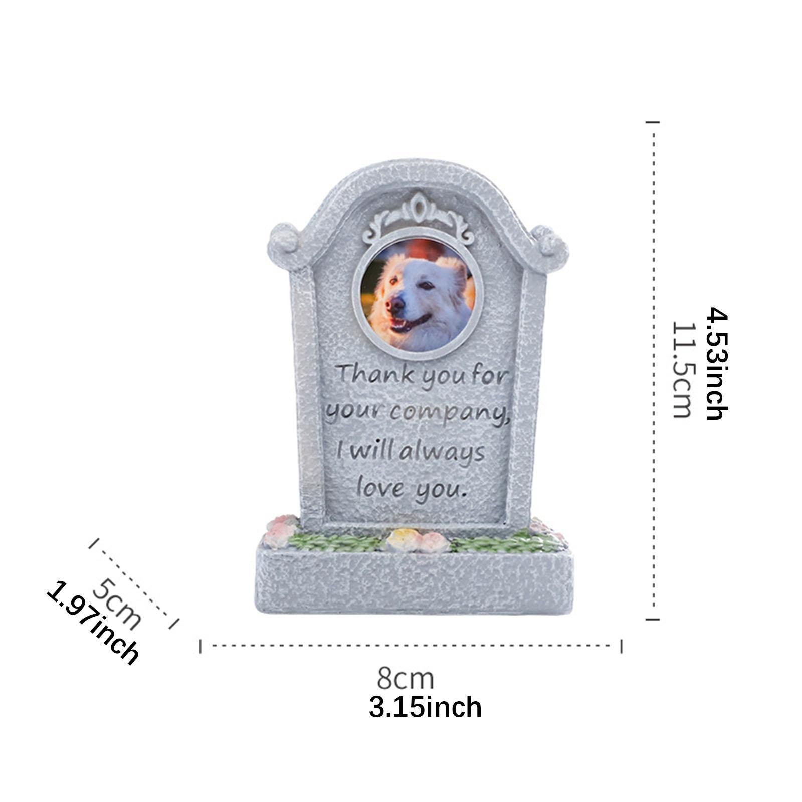 Monument for Memorial Pet Pet Tombstone Statue Loss of Pet Gift Cat Memorial