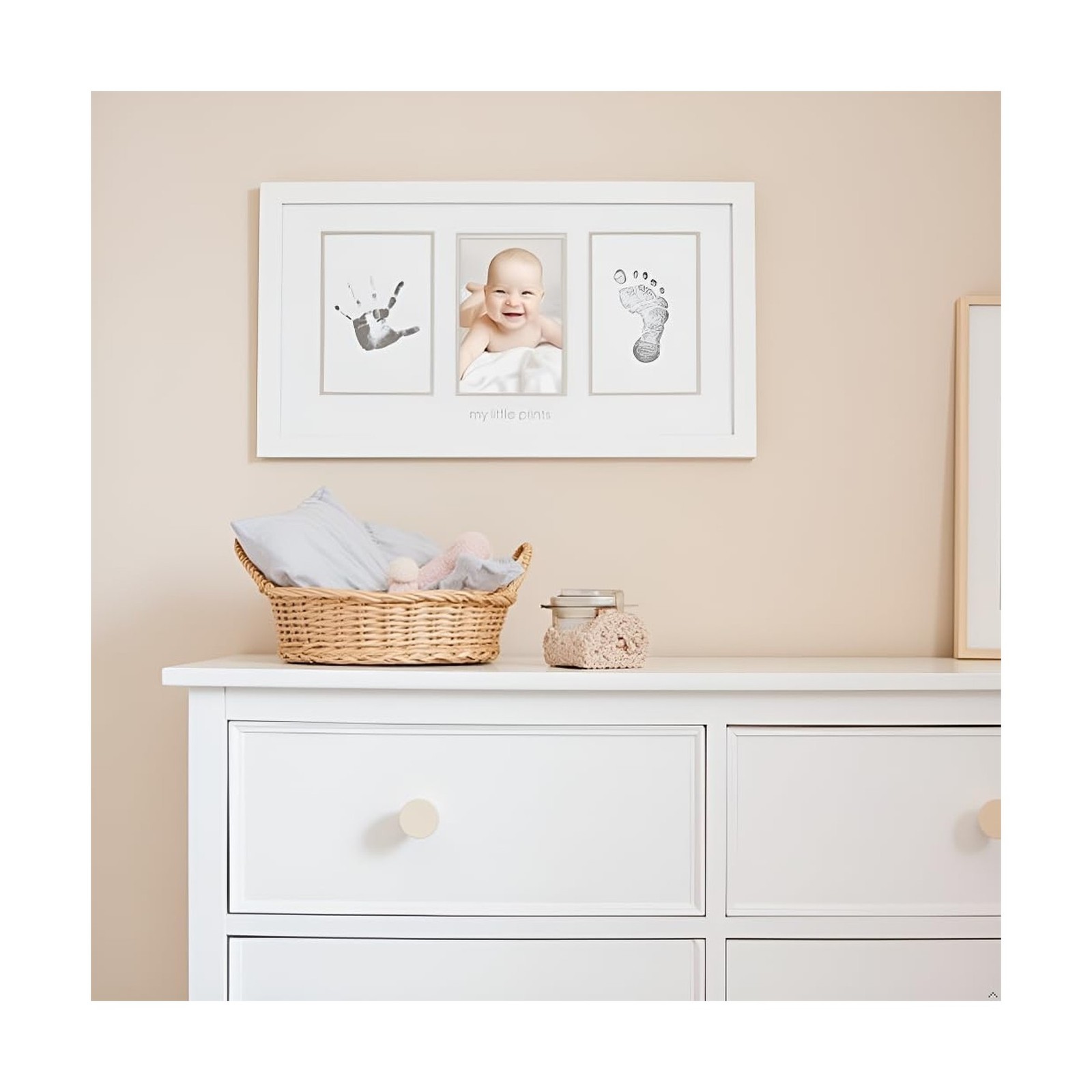 Pearhead Baby Hand and Footprint Kit – Inkless No Mess Clean-To… USA FAST SHIP