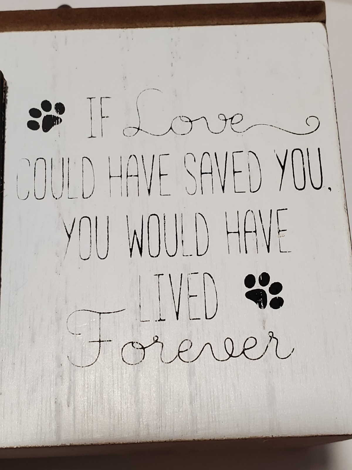 Wooden Pet Cremation Memorial Box with Photo Frame