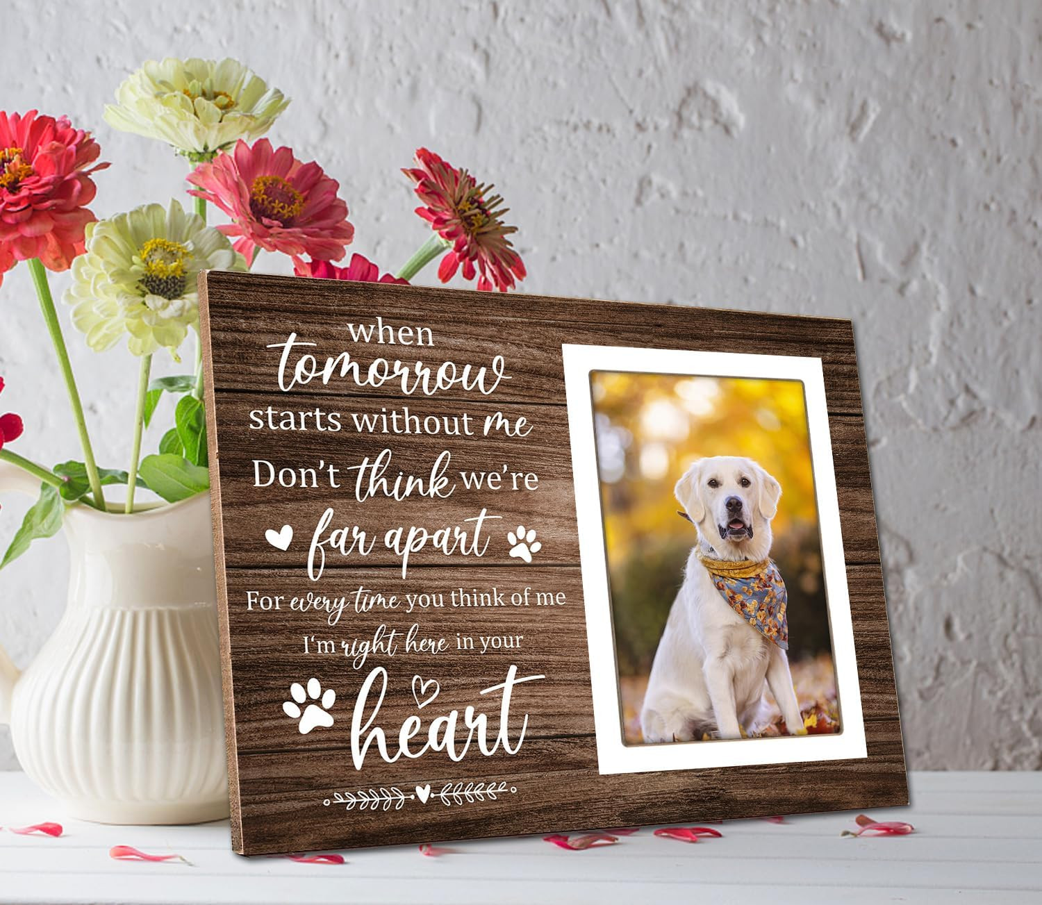 Pet Memorial Picture Frame, Pet Dog Memorial Picture Frame, Pet Cat Photo Fra…