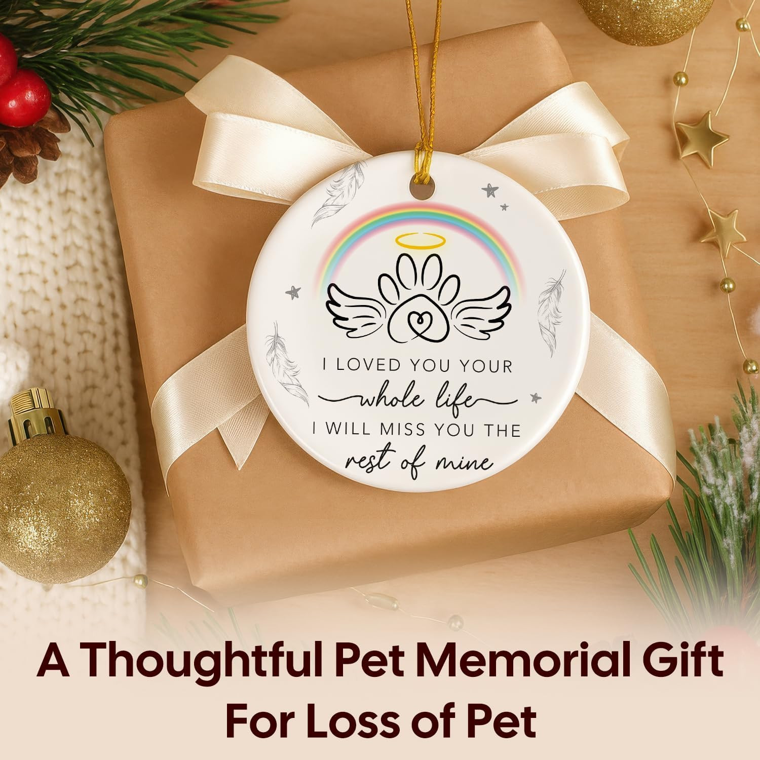 Pet Memorial Gifts – Dog Memorial Loss of Dog, Sympathy Gift – Cat Memorial Gift