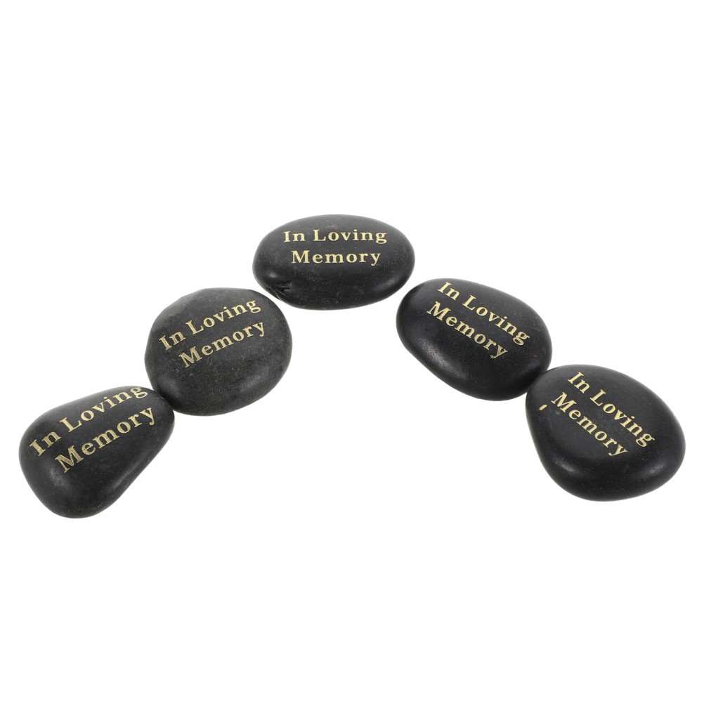 5 Pcs Memorial Ornament for Garden Stone Grave Stones Bereavement