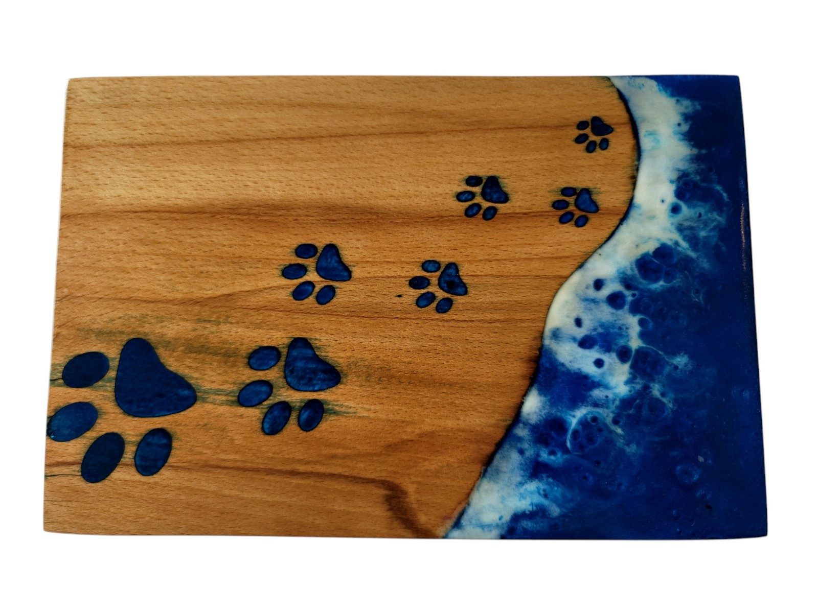 Pet urns for Dogs Wood and Resin art Box 9 inch length 6 inch Breadth 3 Height