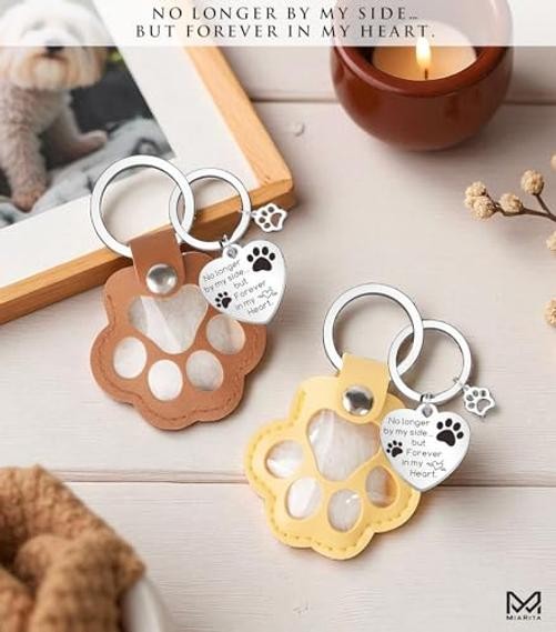 Pet Paw Print KeepSake Dog Memorial Suncatcher – Pet Fur Miarita- Kl- Pet Hair