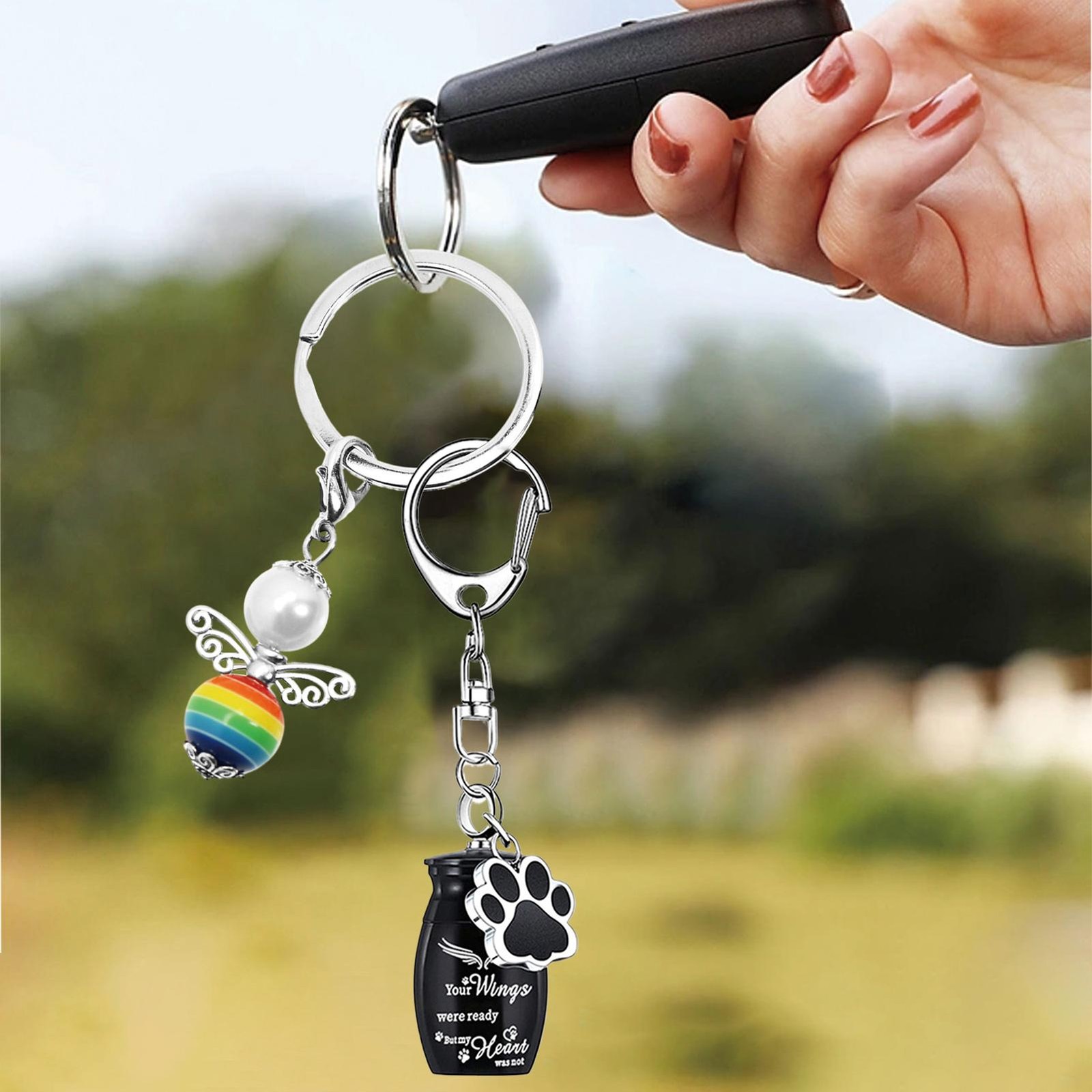 Dog Urn Dog Ashes Urn Aluminum Alloy Memorial Keepsake Perfume Bottle Regular