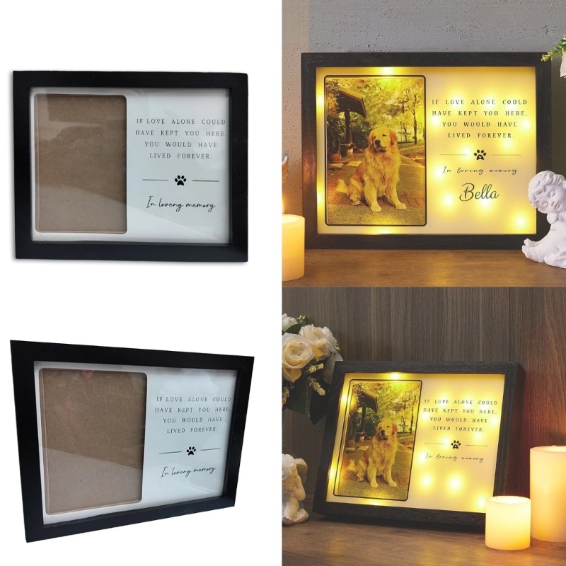 Compassionate Pet Loss Photo Frame for 4x6inch Photo Memorial Sympathy Gift