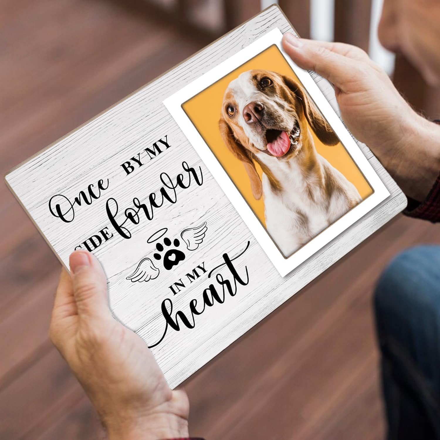 Pet Memorial Picture Frame, Cats or Dogs Wooden Picture Frame, Memorial Pets …