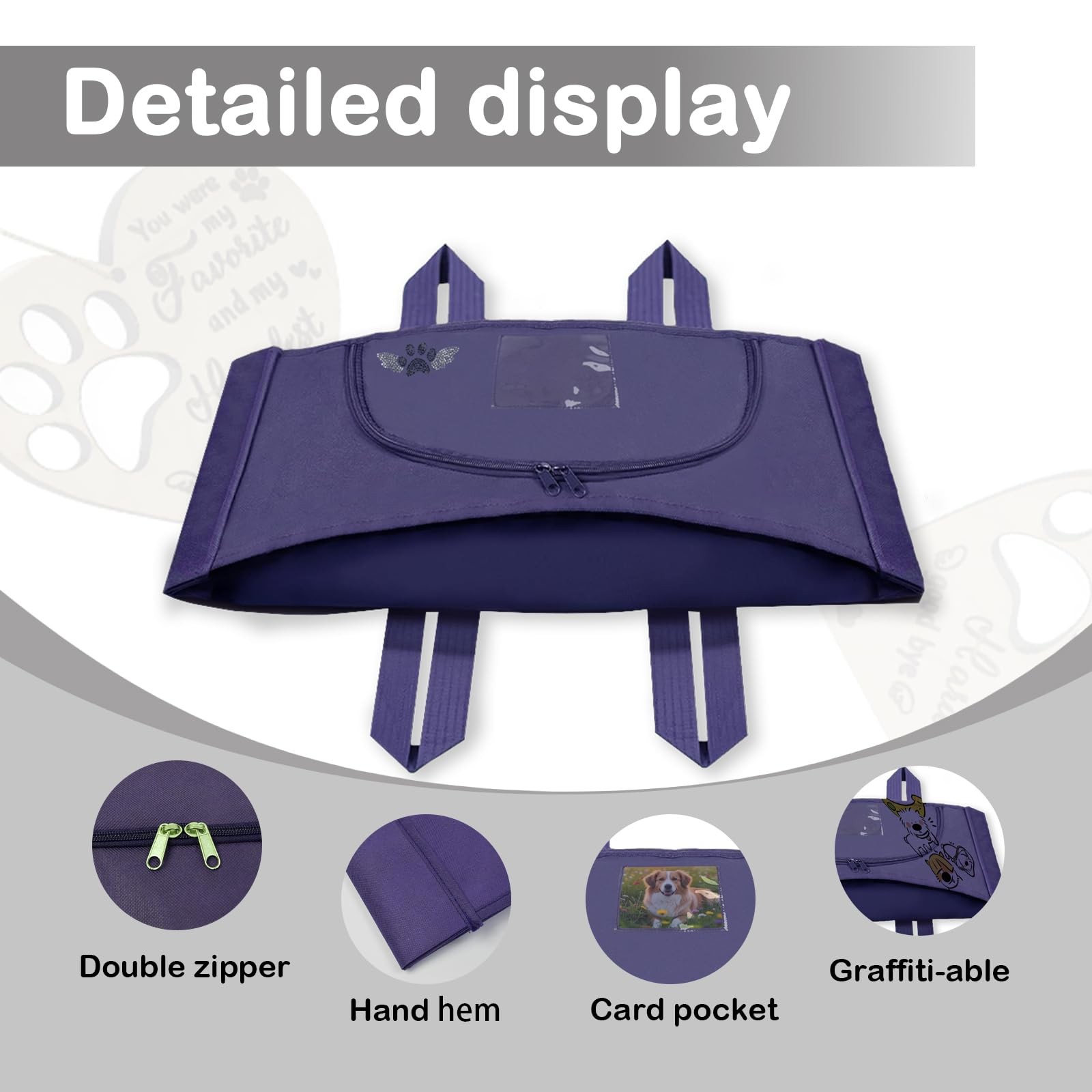 Lzhtime Pet Burial Eco Friendly Pet Body Bag Suitable For All Kinds Of Pets Pet
