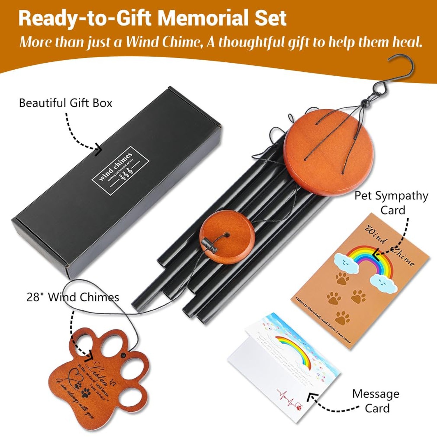 Dog Memorial Gifts for Loss of Dog, Pet Memorial Gifts for Dogs and Cats, Per…