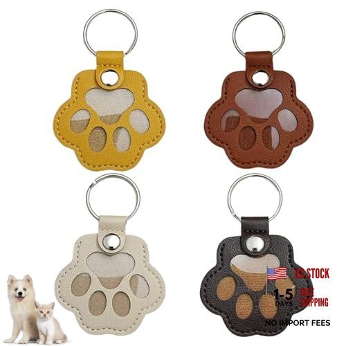 Cat Dog Hair Storage Keychain, Pet Hair Keychain, Fur Brown+black+yellow+white