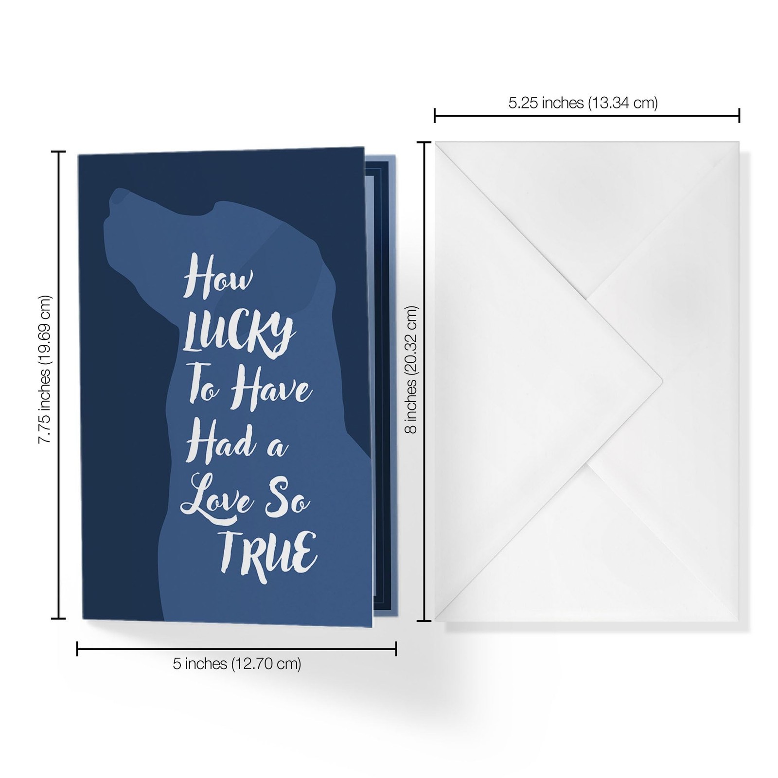 Dog Sympathy Card | Your Purchase Helps Animals In Need | 5”x7.5” |