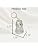 4 Pack Dog Hair Keychain | Set for pet – Keepsake Bottle to Preserve Fur | Memor