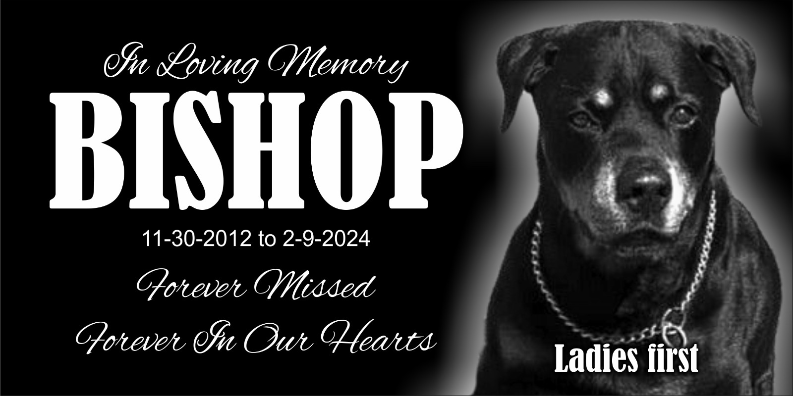 Custom Stone Memorial Grave Marker Granite Plaque Human headstone dog cat