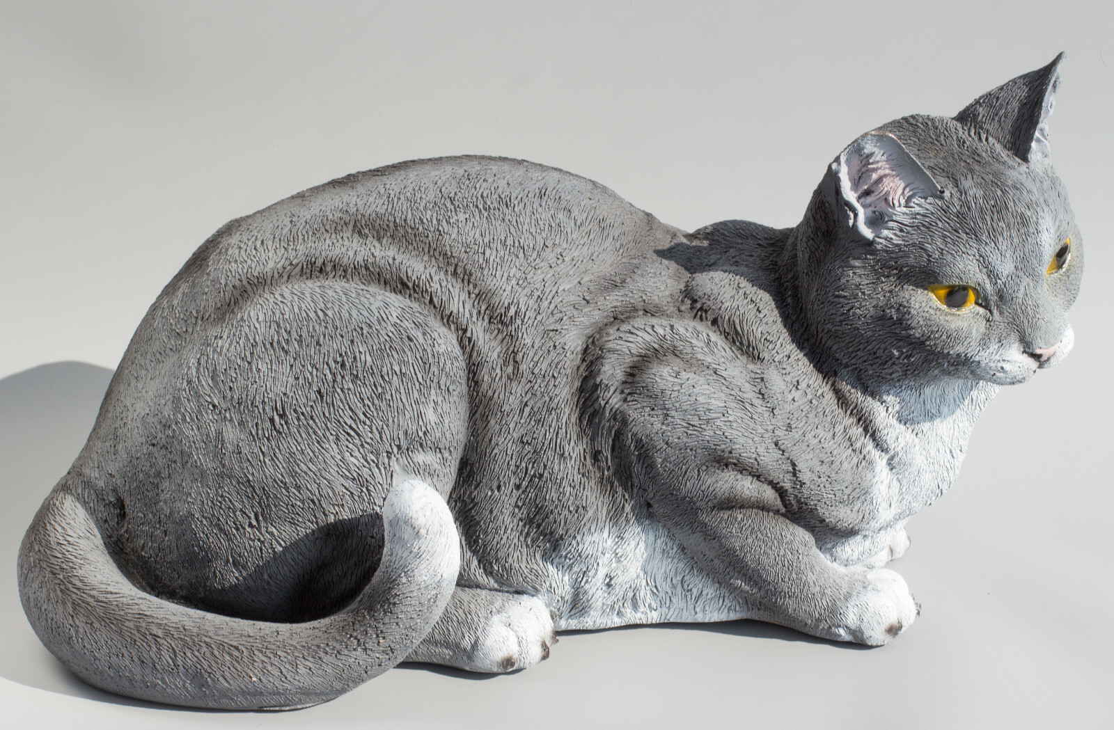 Cat Urn for Ashes Memorial Pet Cremation Statue Funeral Grave Ornament Monument