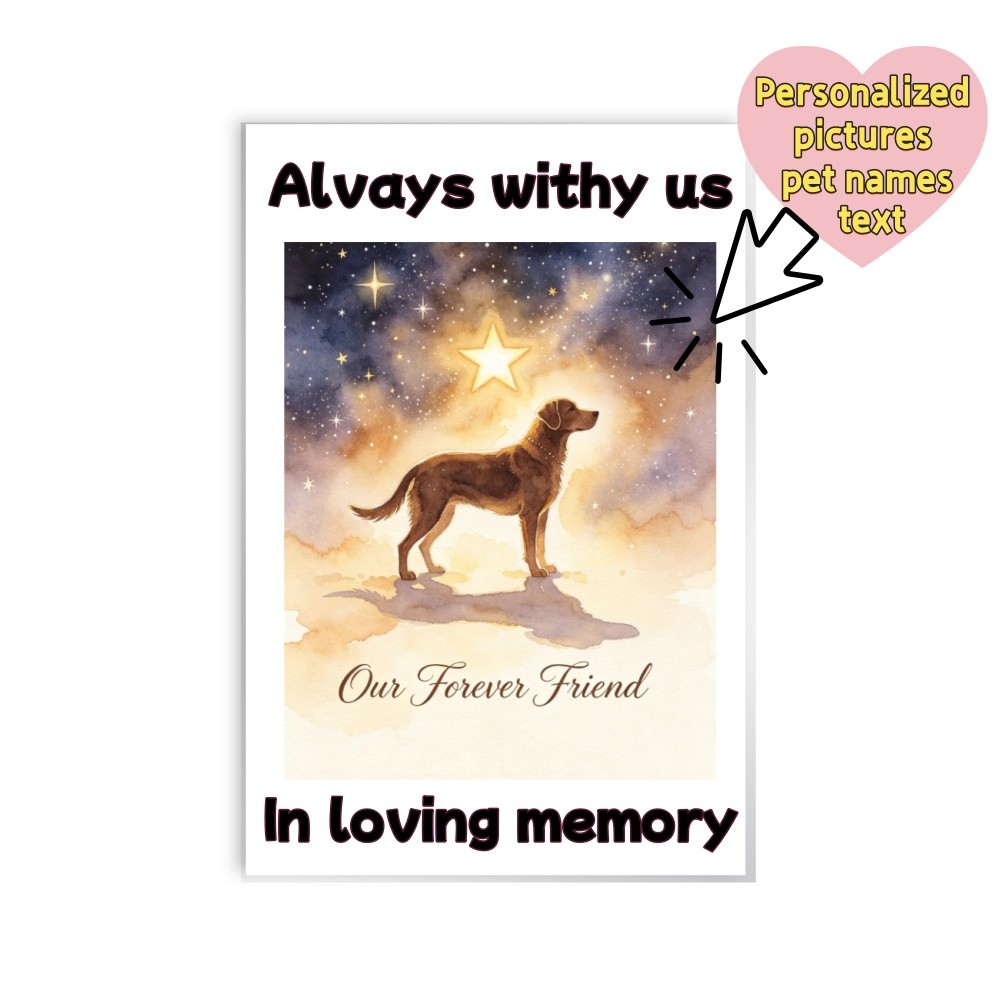 Custom Acrylic Dog Cat Pet Memorial Photo Name Keepsake Gift Pet Lover