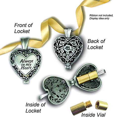 Memorial Photo Frame with Vial for Ashes or a 5-1/4 by 3-Inch Those We Love