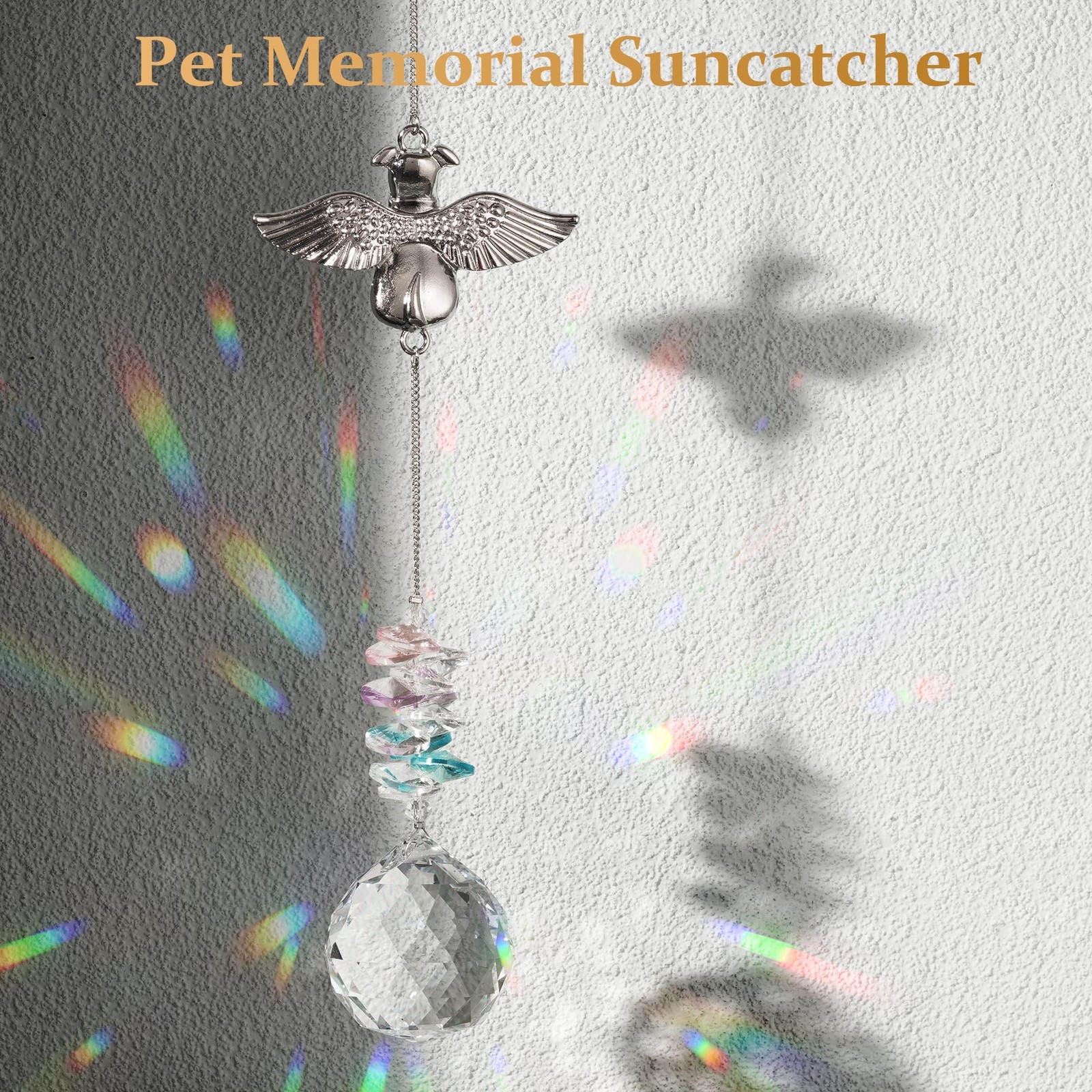 Loss of Dog Sympathy Gift, Dog Memorial Suncatcher, Pet Loss Sympathy Gifts |…