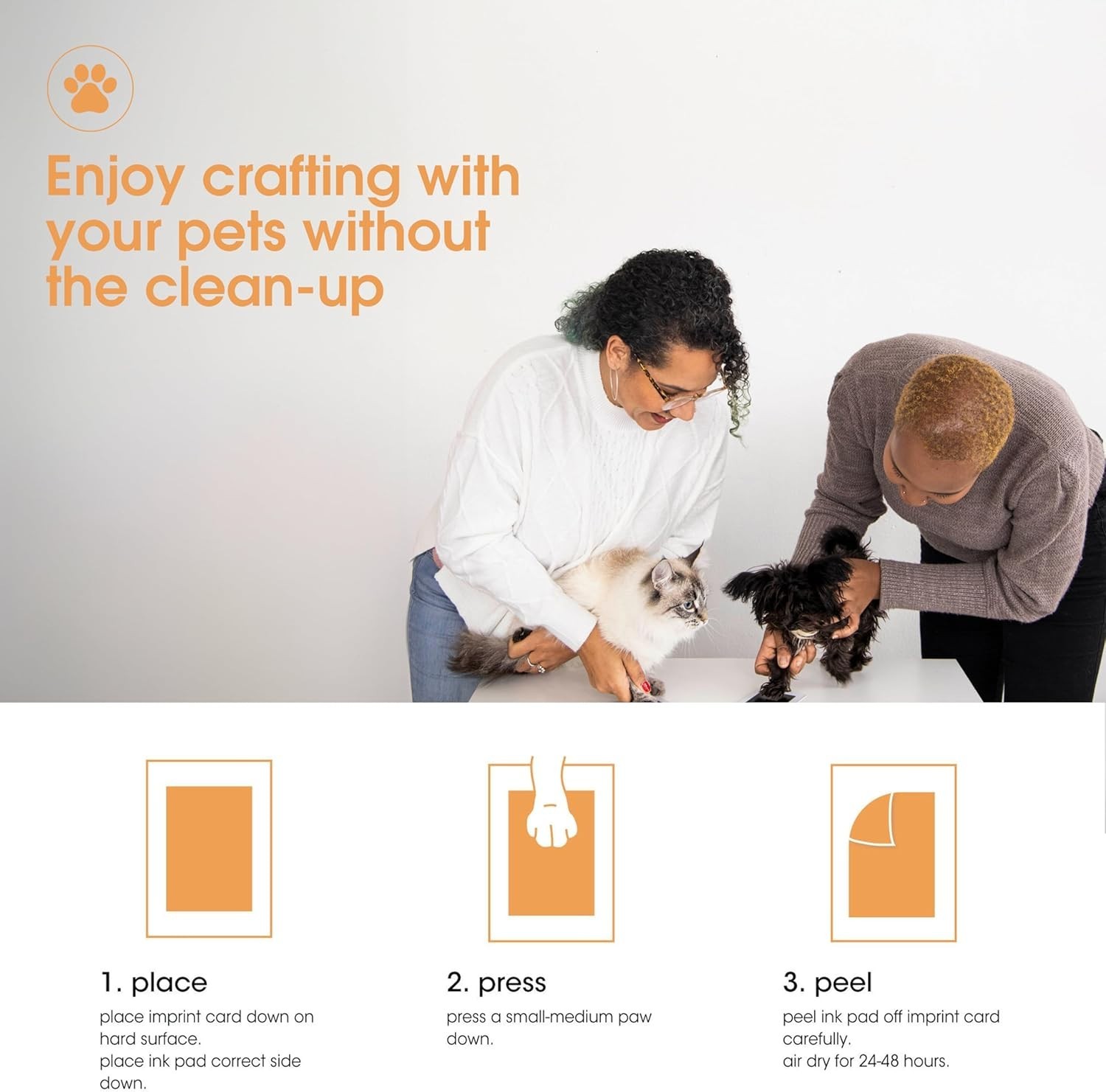 Mess-Free Pet Paw Print Keepsake Kit