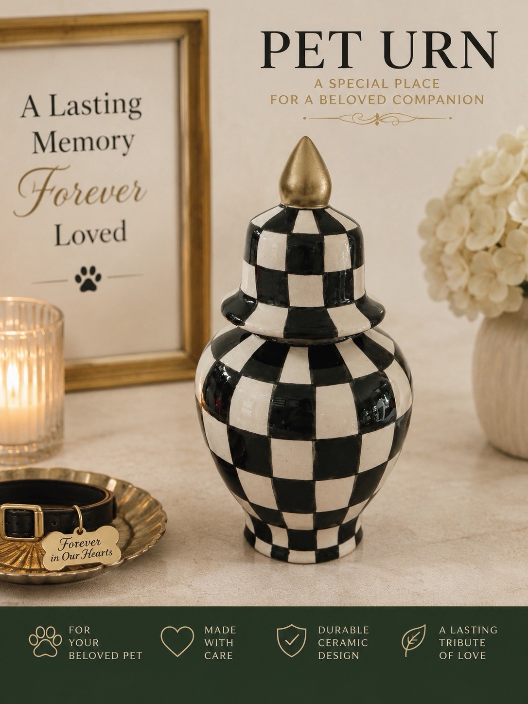 Handmade Ceramic Pet Cremation Urn