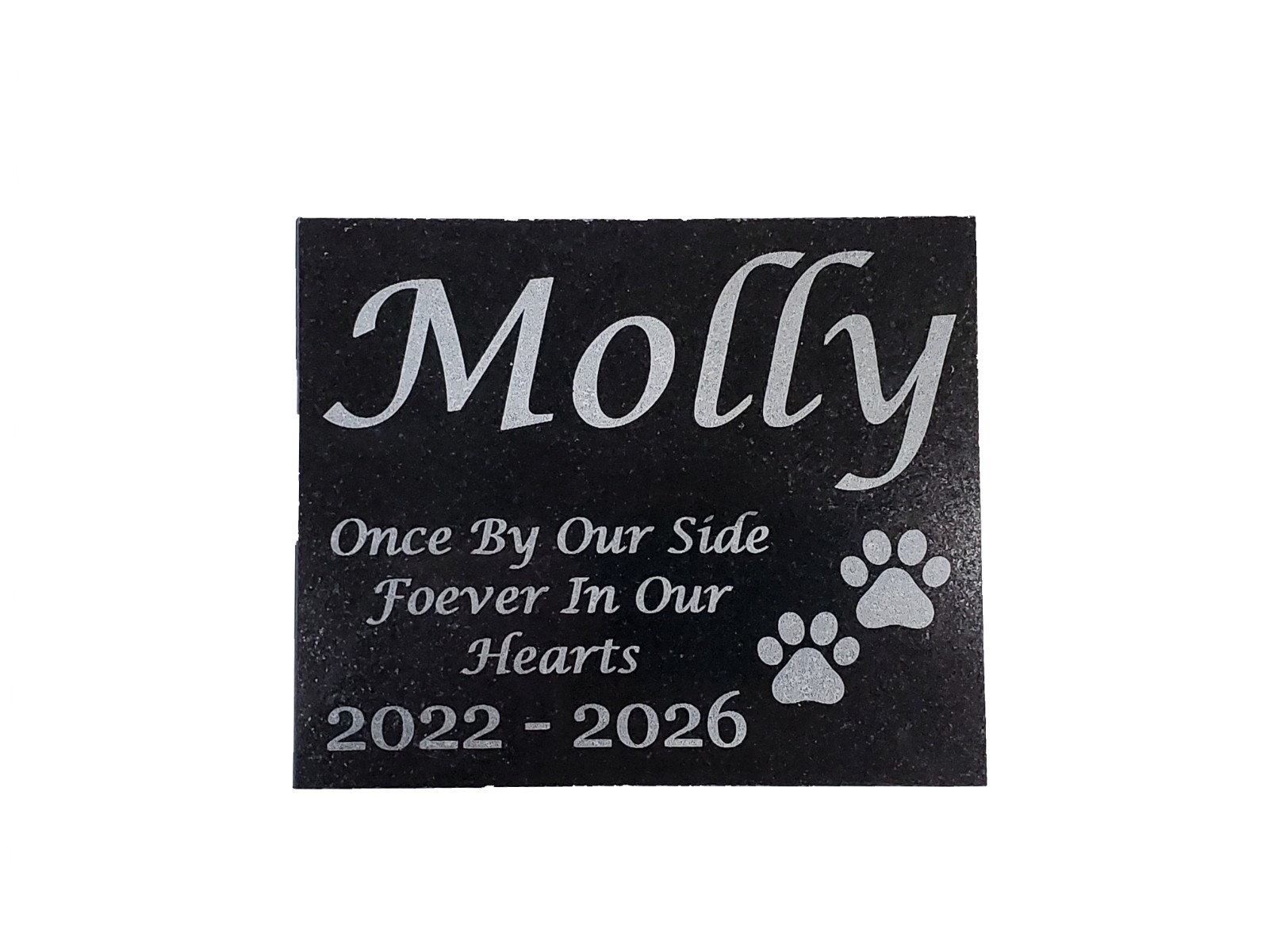 Pet Memorial Grave Marker – Granite Garden Headstone Burial Plaque – Pet Gift A7