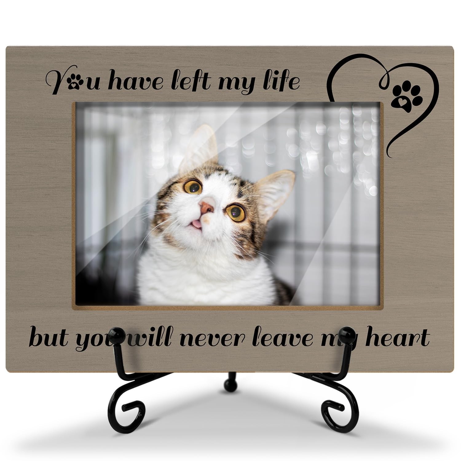 Pet Memorial Picture Frame, Cat Dog Picture Frame, Pet Memorial Gifts For Los…