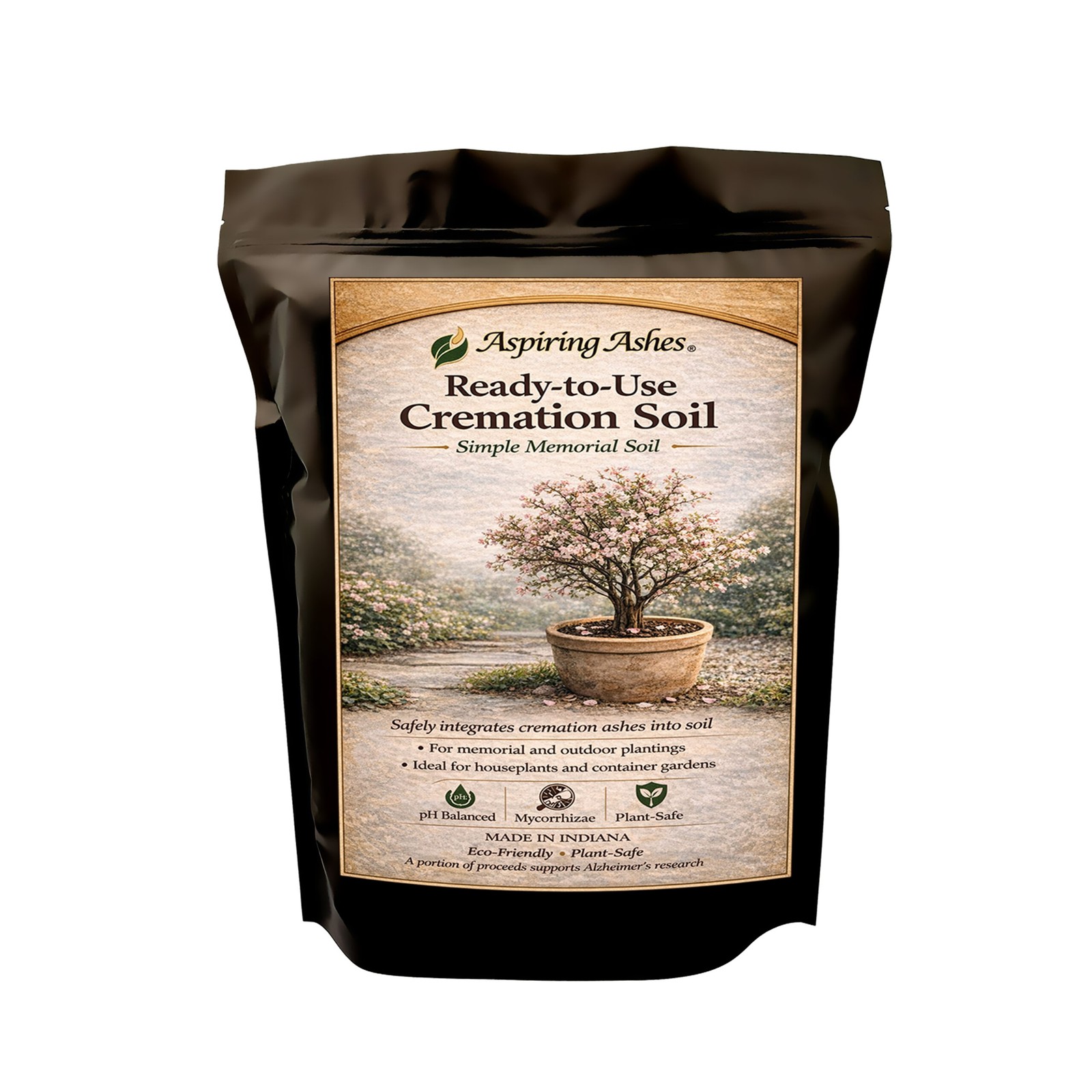 Premium Cremation Soil Mix for Pet Ashes: Small Pet Memorial Kit