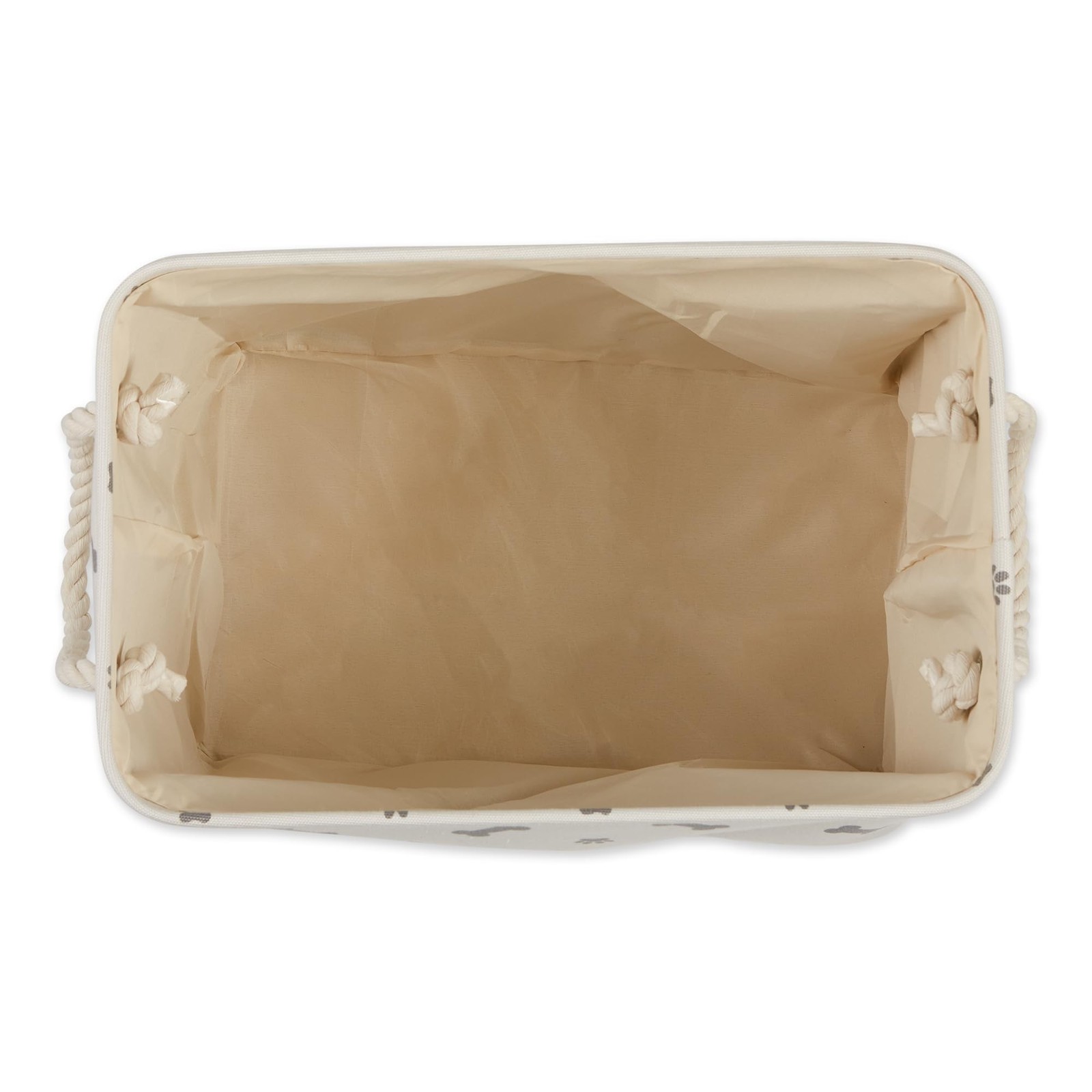Bone Dry Pet Storage Collection Paw and Bone Print, Medium Rectangle, 16x10x1…