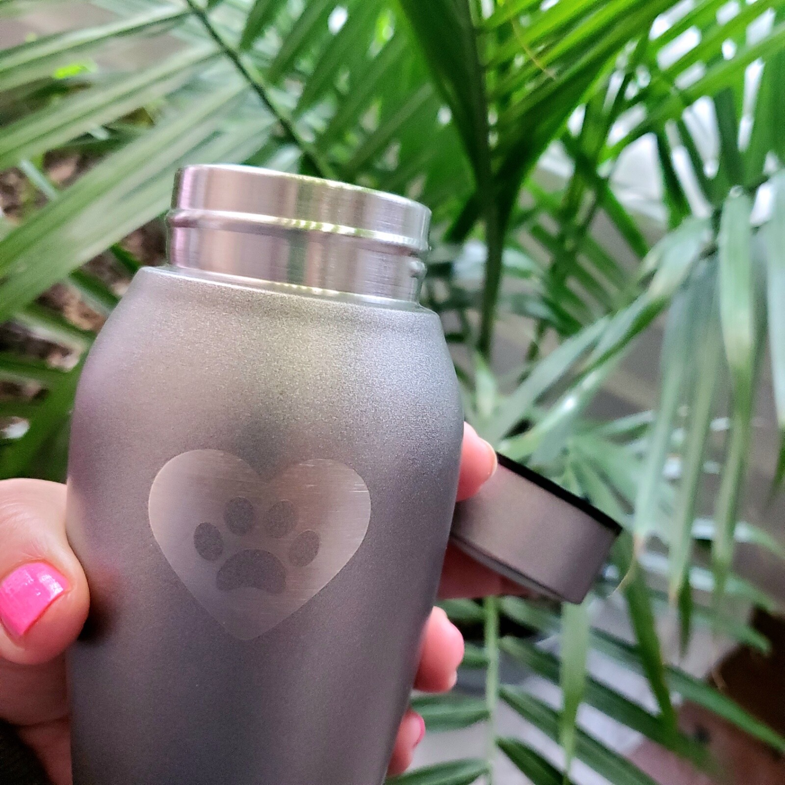 Pet Urns For Dogs & Cats Ashes, Cremation Keepsake, Cherished Engraved Paw Print
