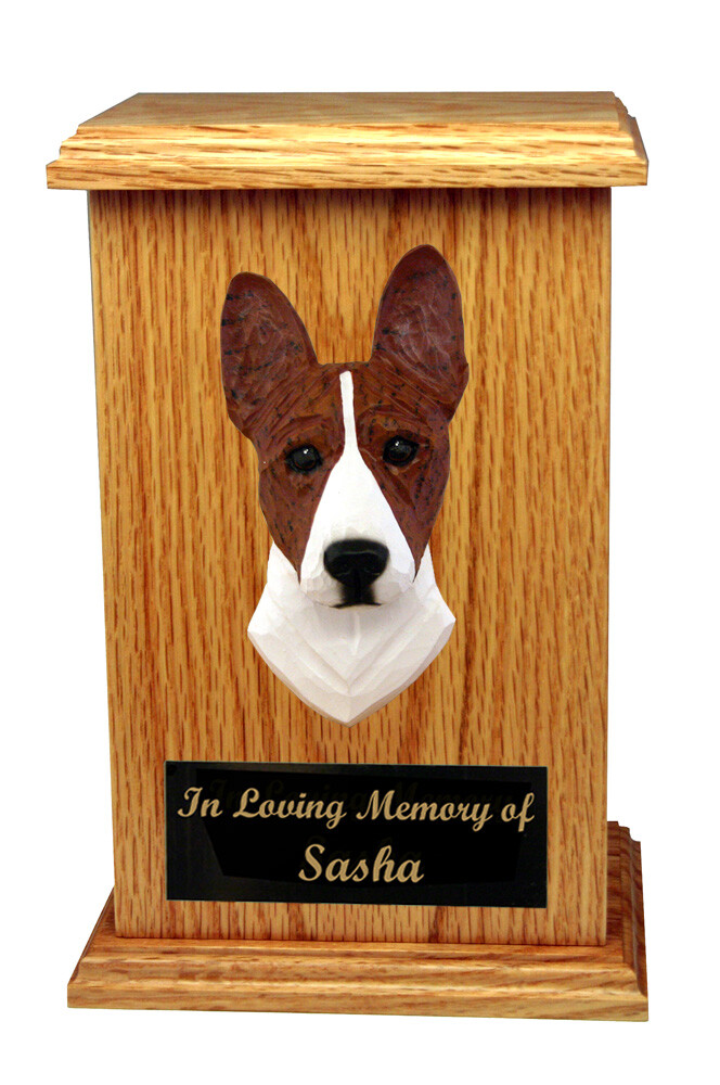 Basenji Memorial Urn