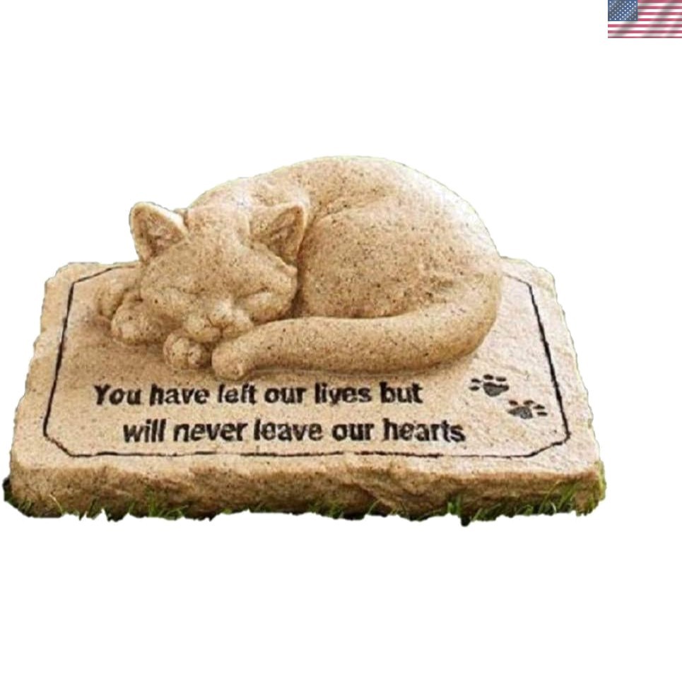 Garden Cat Memorial Stone – A Thoughtful Way to Remember Your Feline Friend