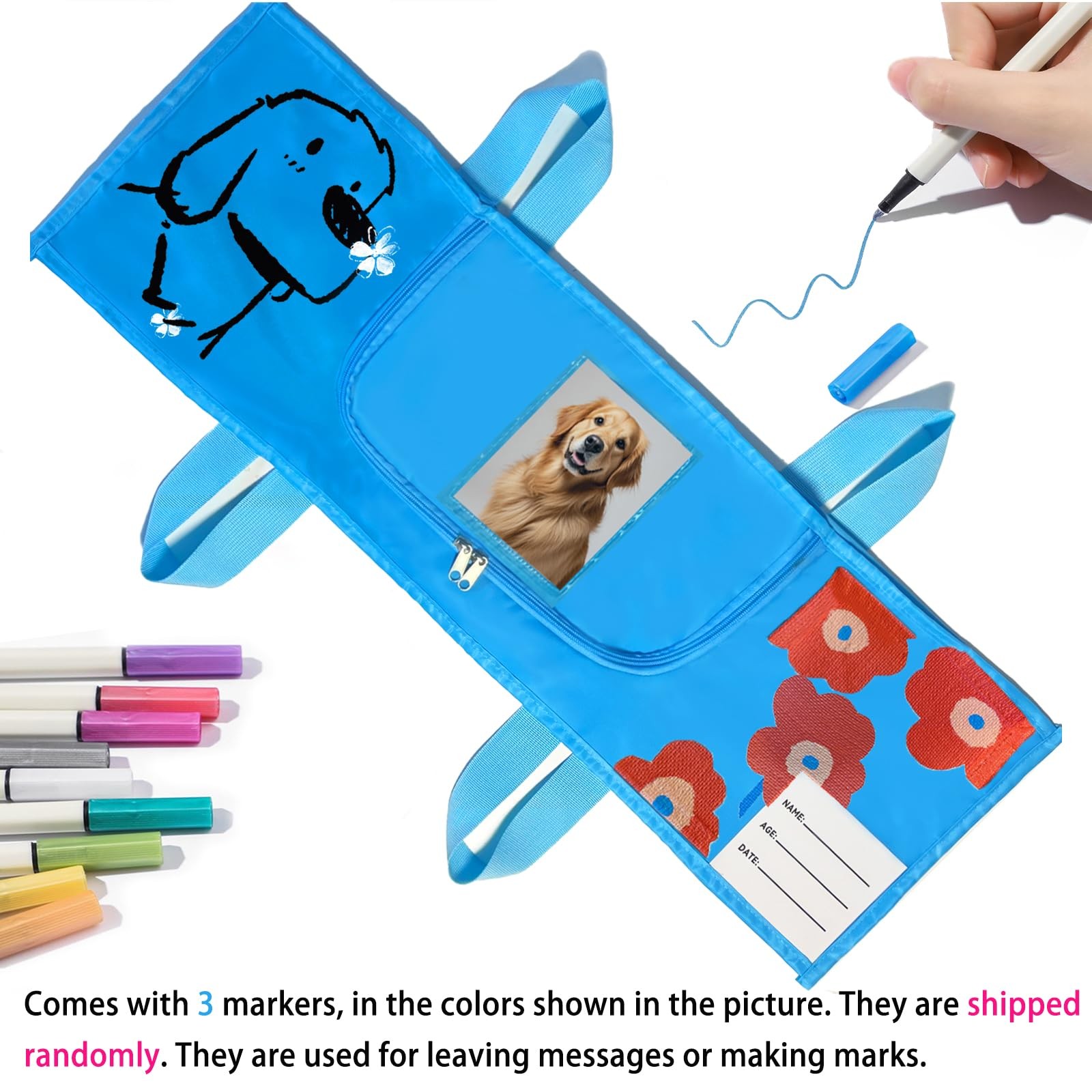 Eco-Friendly Pet Casket Body Bag, Pet Burial Box with Dignity, Dog Casket for Bu