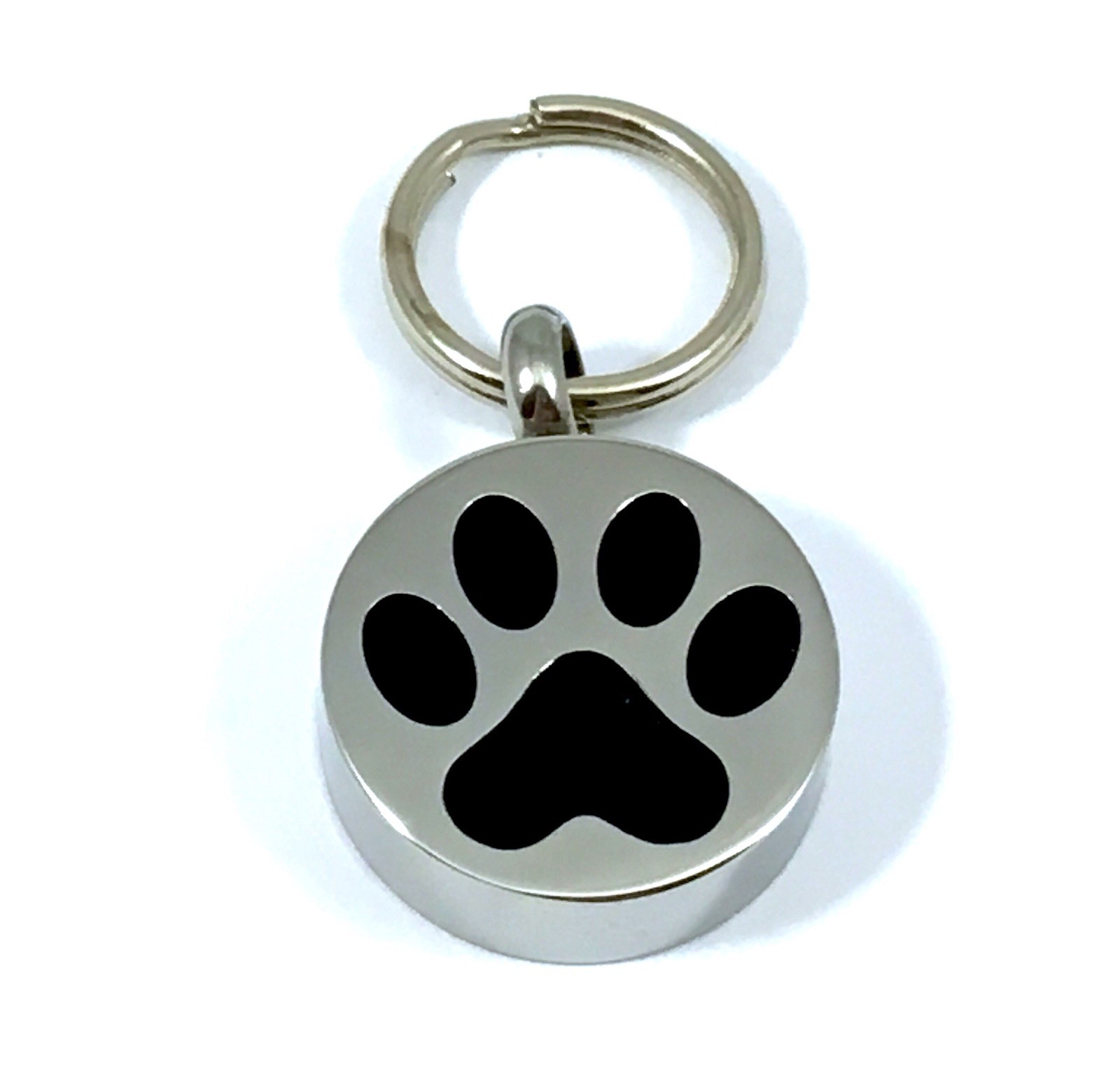 Paw Print Cremation Necklace Jewelry Pendant Urn for Ashes Pet Dog Cat Memorial