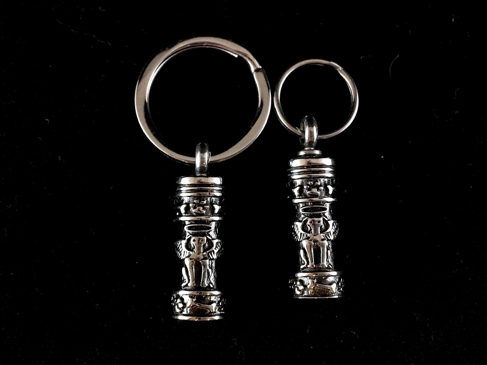 Dog Cremation Necklace Chain Jewelry Pendant Urn for Ash Small Vial Puppy Angel